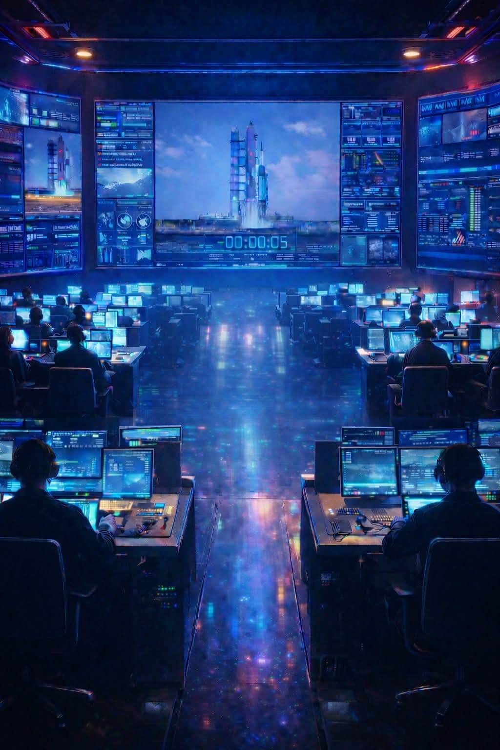 Mission Control countdown